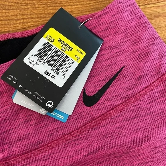 NWT Nike Legendary Tight Fit Training Pants, Pink, Small, Dri-Fit - Picture 4 of 12